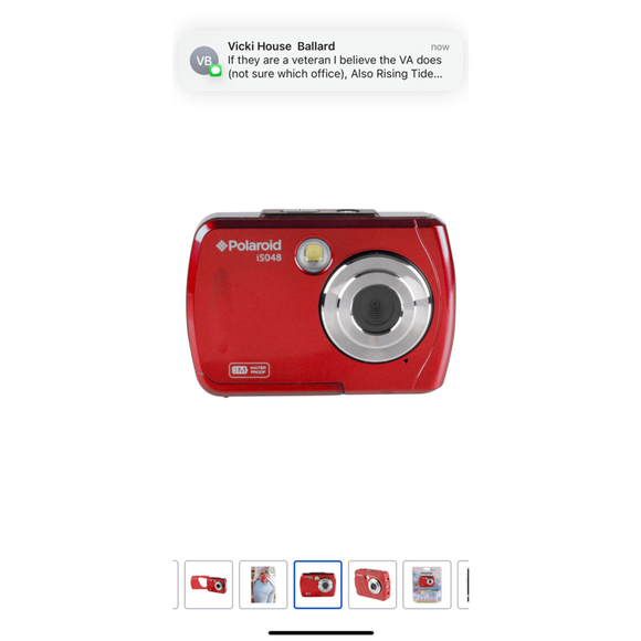 Polaroid IS048 Waterproof Instant Sharing 16 MP Digital Portable Handheld Action - Picture 2 of 14